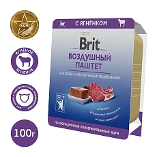 Brit Premium Воздушный паштет для кошек с чувствительным пищеварением (Ягненок)